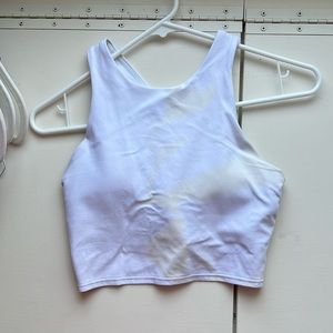 CROPPED BUILT IN BRA TANK TOP ATHLETA SIZE XS